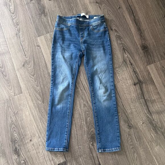 Old Navy Girl Skinny  pull on stretch Jeans size 10-12 - Picture 1 of 6